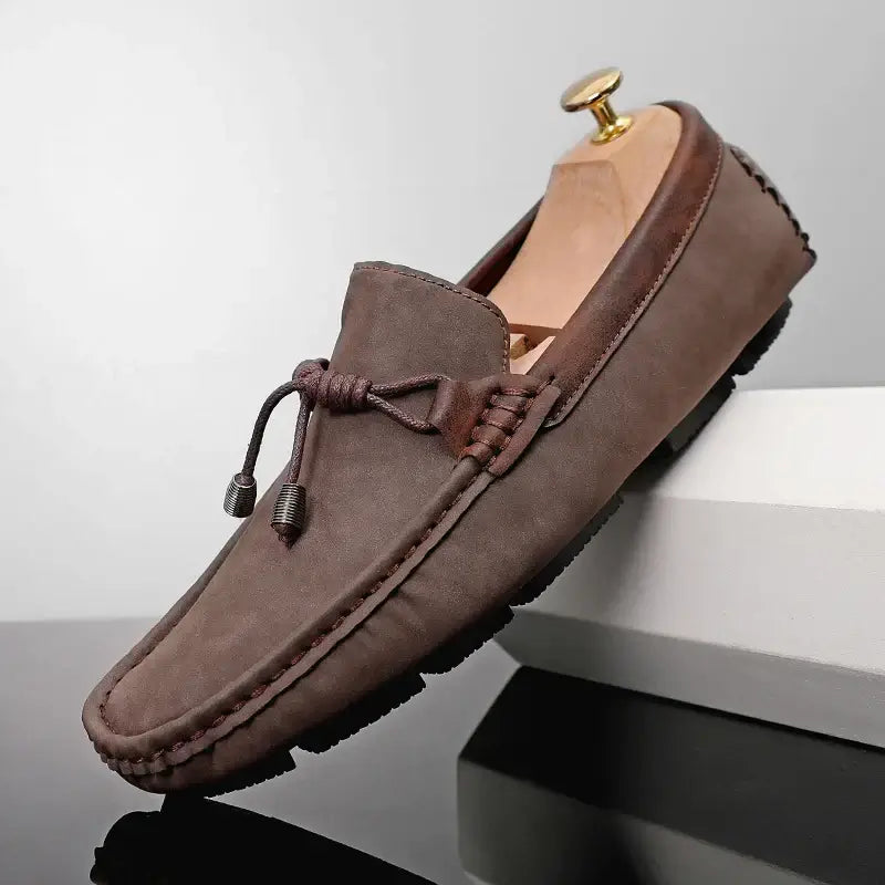 Carson Loafers - Men's leather loafers showcasing premium craftsmanship, slip-on comfort, and timeless style for formal elegance.