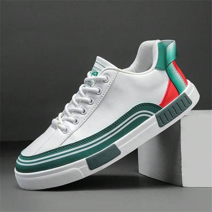 Horizon Leather Sneakers for men, offering stylish, breathable, and comfortable everyday wear. Ideal for casual outfits and travel.