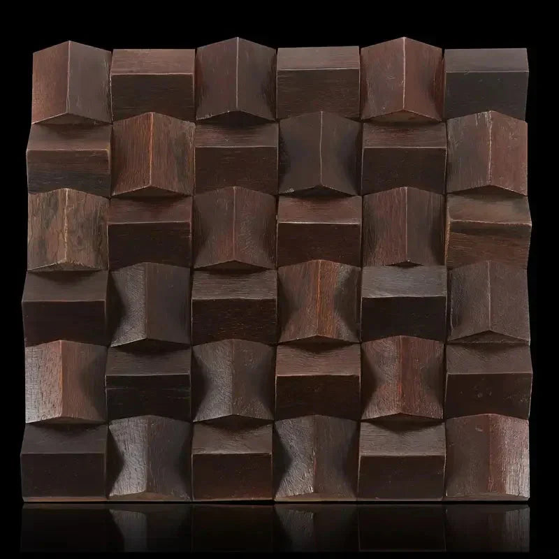Solid Wood 3D Mosaic Panel Premium β
(30 x 30 cm)