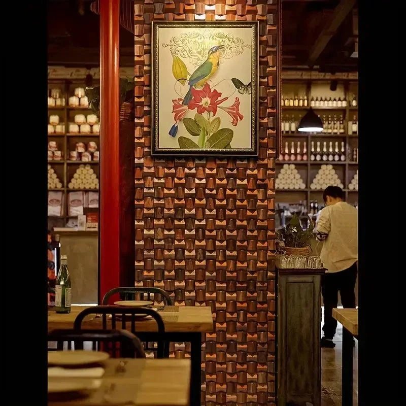 Solid Wood 3D Mosaic Panel Premium β
(30 x 30 cm)