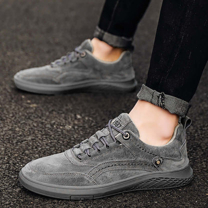 1987 Italian Suede Sneakers for men showcasing lightweight, breathable, and stylish design perfect for everyday casual wear and travel.