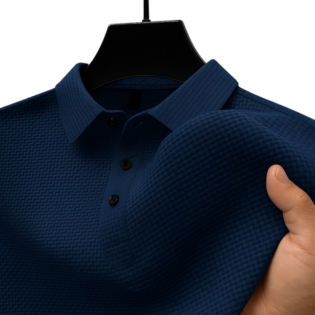 Men's Elegant Silk Polo 