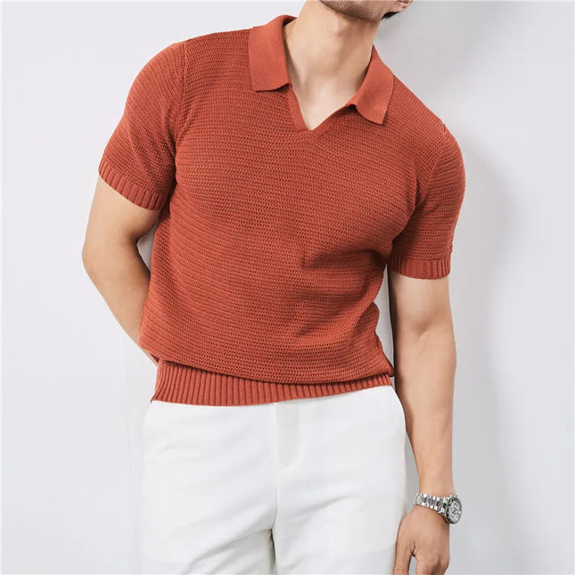 Luca Knitted Polo