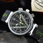 Black / Green – Silver Case