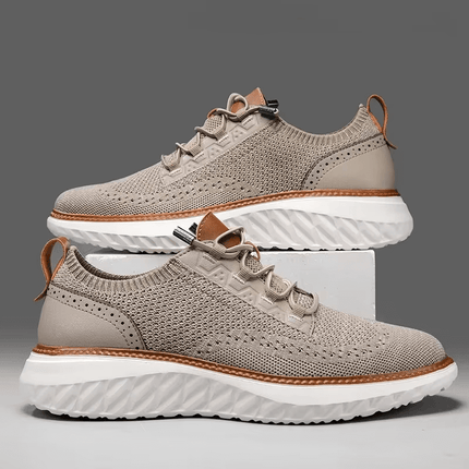 Oxford Ridge Mesh Sneakers - Comfortable, lightweight, and stylish casual sneakers for men ideal for daily wear and travel.