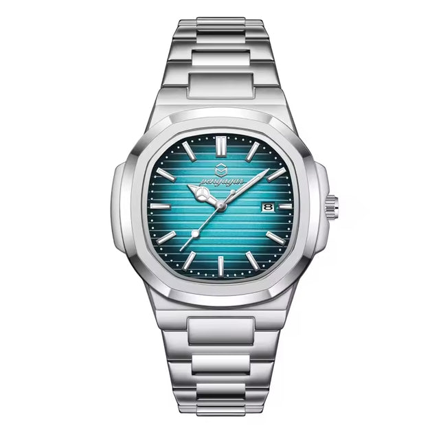 Poedagar Nautilus Steel 40mm – Italian Design Luxury Men’s Watch