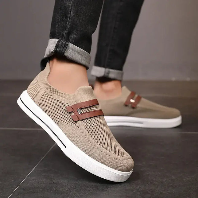 Aero Sneakers: Men's stylish, lightweight, and comfortable casual sneakers with breathable mesh, perfect for walking, travel, and daily wear.