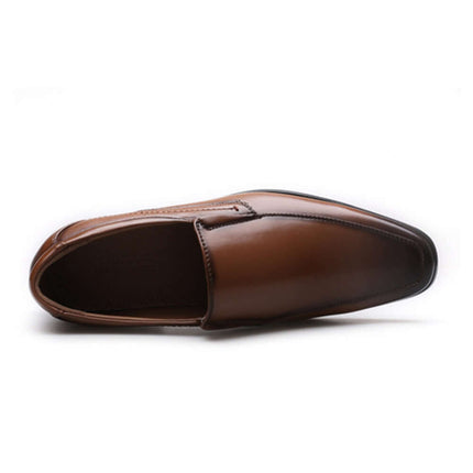 Alden Genuine Leather Loafers, luxury men's slip-on formal shoes crafted with premium genuine leather for sophisticated style and comfort.