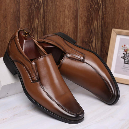 Alden Genuine Leather Loafers: premium men's formal slip-on shoes, crafted with elegant genuine leather for sophistication and comfort.