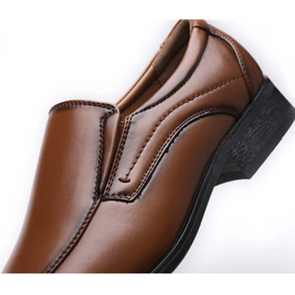 Alden Genuine Leather Loafers in premium brown leather, showcasing slip-on comfort and formal elegance for men's luxury footwear.