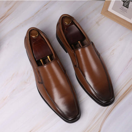 Alden Genuine Leather Loafers for men, premium slip-on design, elegant and lightweight, ideal for formal wear and long-lasting comfort.