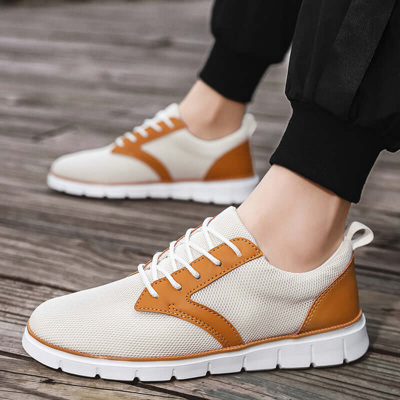 Arden Mesh Sneakers - comfortable everyday sneakers for men, perfect for walking, travel, and casual outfits with breathable mesh upper.