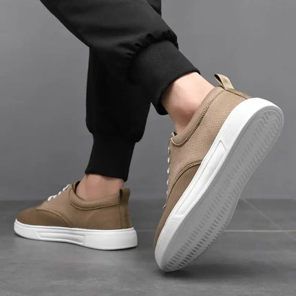 Arden Sneakers showcasing lightweight, breathable cotton upper, perfect men's casual sneakers for comfort, style, and everyday wear.