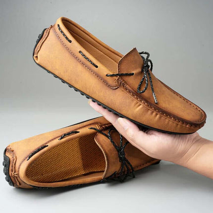 Ashford Leather Loafers for men - elegant and slip-on comfort with premium genuine leather, perfect for formal style and luxury.