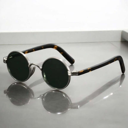 Bellini Shades vintage-style sunglasses with polarized lenses, UV protection, sleek metal frame, perfect for stylish men's everyday wear.