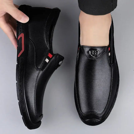 Bradford Leather Loafers for men, showcasing elegant slip-on design with premium leather, perfect for formal occasions and all-day comfort.
