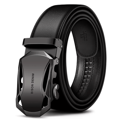 Brent Genuine Leather Belt – Classic Men’s Dress & Casual Belt showcasing premium quality, durable buckle, and timeless style for men.