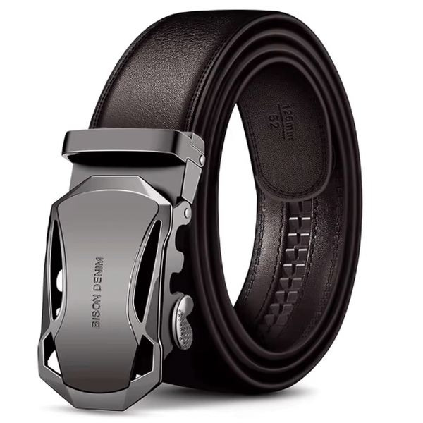 Brent Genuine Leather Belt – Classic Men’s Dress & Casual Belt, premium men's leather belt with durable buckle, versatile for all occasions.