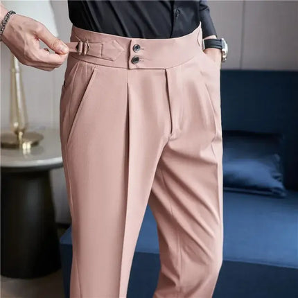 Brighton Pants - Comfortable men's pants with breathable, flexible fit. High-waisted casual trousers for men, perfect for work and travel.
