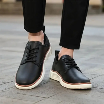 Carvelli Leather Sneakers - casual sneakers men, perfect for walking, travel, and everyday use, featuring lightweight breathable design.