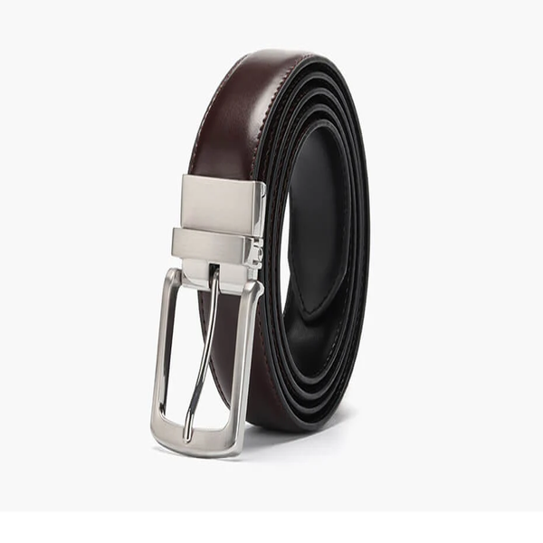 William Elegance Leather Belt – Classic Men’s Dress Belt