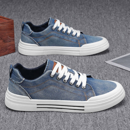 Corvino Denim Sneakers for men, lightweight, breathable, perfect for everyday wear, styled for casual outfits and travel.