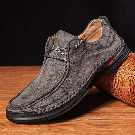 Dante Leather Loafers showcasing elegant design and premium synthetic leather, perfect for formal style and slip-on comfort.