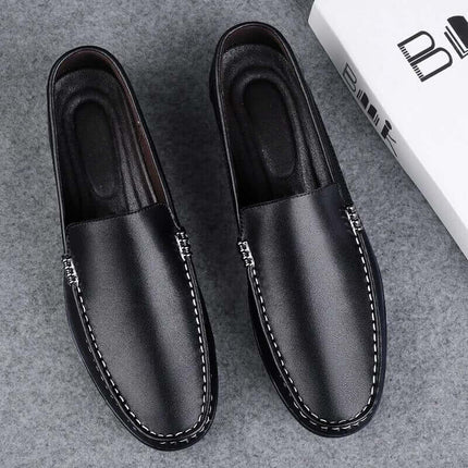 Ellis Leather Loafers showcasing luxury slip-on elegance for men