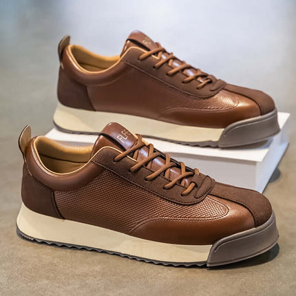 Forlì Leather Sneakers for men - comfortable everyday casual sneakers with modern style, perfect for walking, travel, and versatile outfits.