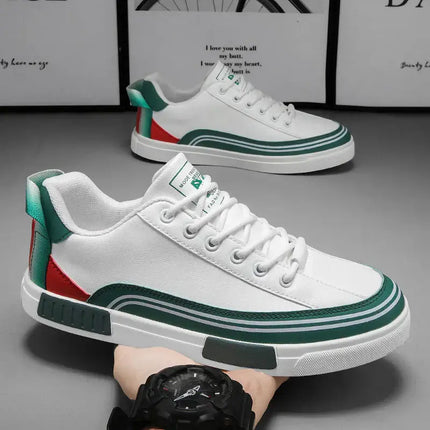 Horizon Leather Sneakers - Stylish, lightweight men's casual sneakers; perfect for everyday wear, walking, and travel. Comfortable design.