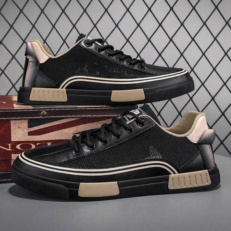 Horizon Mesh Sneakers showcasing casual and stylish design for men's everyday comfort with breathable materials and lightweight feel.