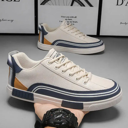 Horizon Leather Sneakers for men, stylish and comfortable casual sneakers perfect for everyday wear, travel, and streetwear fashion.