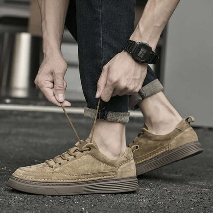 Huxley Suede Sneakers - comfortable, stylish men's casual sneakers with breathable materials for everyday wear, walking, and travel.