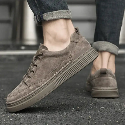 Huxley Suede Sneakers: Comfortable men's casual sneakers, lightweight and stylish with breathable materials for everyday wear and travel.