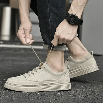 Huxley Suede Sneakers for men, showcasing lightweight, breathable casual style. Perfect for daily wear, travel, and comfort.