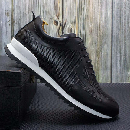 Lucano Leather Sneakers - Comfortable men's casual sneakers with breathable material, perfect for everyday wear and modern casual style.