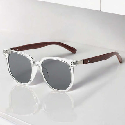 Lumen Retro Shades: Stylish men's polarized sunglasses featuring UV protection, perfect for driving and outdoor activities. Lightweight comfort.