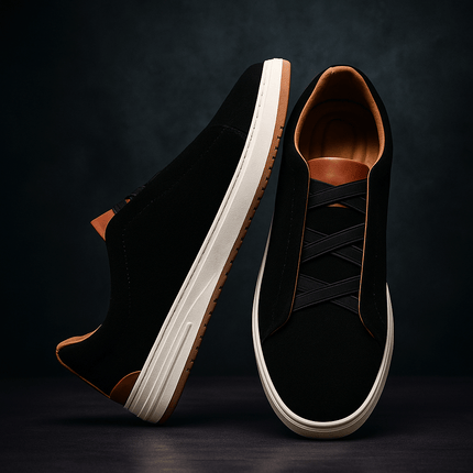 Lupo Casual Cowhide Sneakers - comfortable everyday sneakers for men, perfect for travel, walking, and versatile casual outfits.