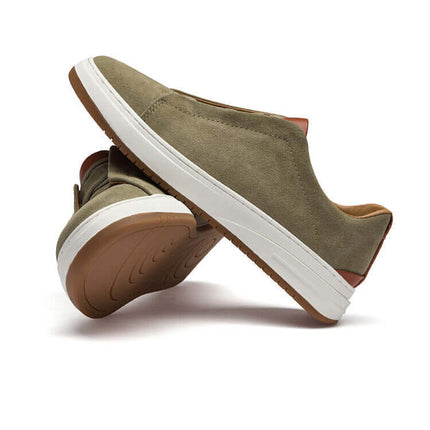 Lupo Casual Cowhide Sneakers, breathable suede slip-ons, comfortable everyday style for men, perfect casual sneakers, versatile design