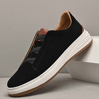 Lupo Casual Cowhide Sneakers - Men's comfortable everyday sneakers, lightweight, versatile, stylish for walking and casual outfits.