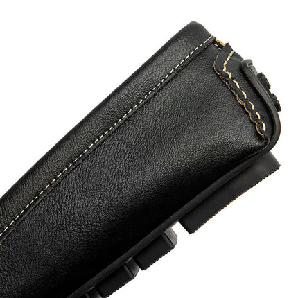 Close-up of Marco Leather Loafers highlighting hand-stitched premium leather, stylish slip-on design, and luxurious comfort for formal occasions.