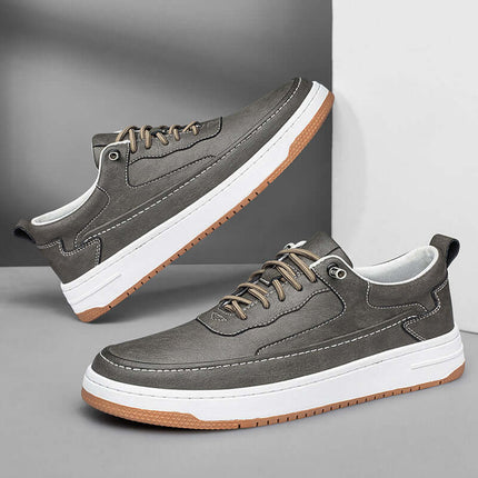 Maxwell Leather Sneakers, stylish men's casual sneakers; crafted with comfort, versatility, lightweight design, perfect for everyday wear.