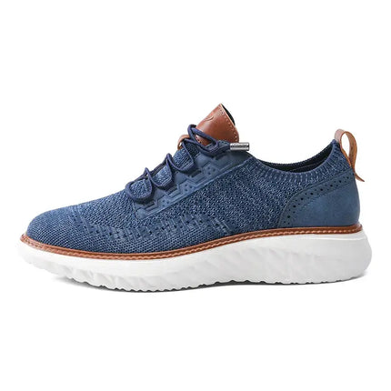 Oxford Ridge Mesh Sneakers for men - lightweight, breathable casual sneakers ideal for everyday wear, walking, and versatile casual outfits.