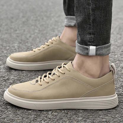 Riviera Italian Leather Sneakers - stylish, lightweight, breathable casual sneakers for men, perfect for everyday wear and travel.