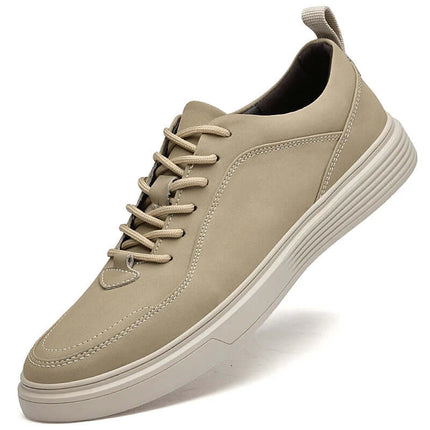 Riviera Italian Leather Sneakers: Comfortable everyday casual sneakers for men, stylish, versatile, perfect for walking and travel.