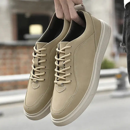 Riviera Italian Leather Sneakers for men, featuring lightweight, breathable design for stylish all-day comfort, perfect for travel and casual wear.
