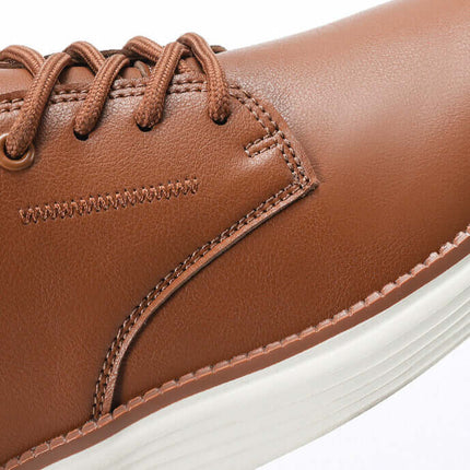Ruvano Leather Sneakers close-up showing premium craftsmanship, ideal for casual everyday wear with comfortable, breathable materials.