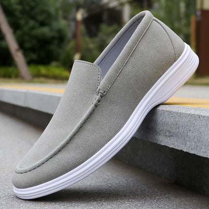 Elegant Salento Suede Loafers for men, showcasing premium slip-on comfort and refined style with a cushioned insole and suede finish.