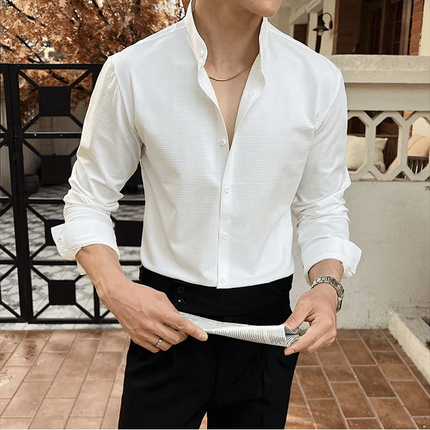 Sterling Dress Shirt – men's casual shirt with breathable, soft fabric for stylish everyday wear at work or social occasions.