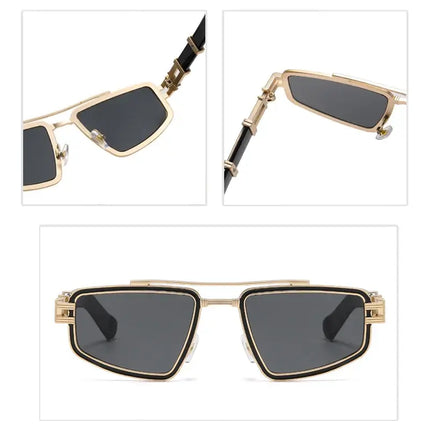 Stratos Shades stylish men's sunglasses with UV protection, polarized lenses, alloy double-bridge frame for modern comfort and outdoor use.